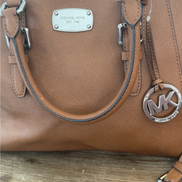 Michael Kors Tan Leather Satchel - Picture 2 of 13